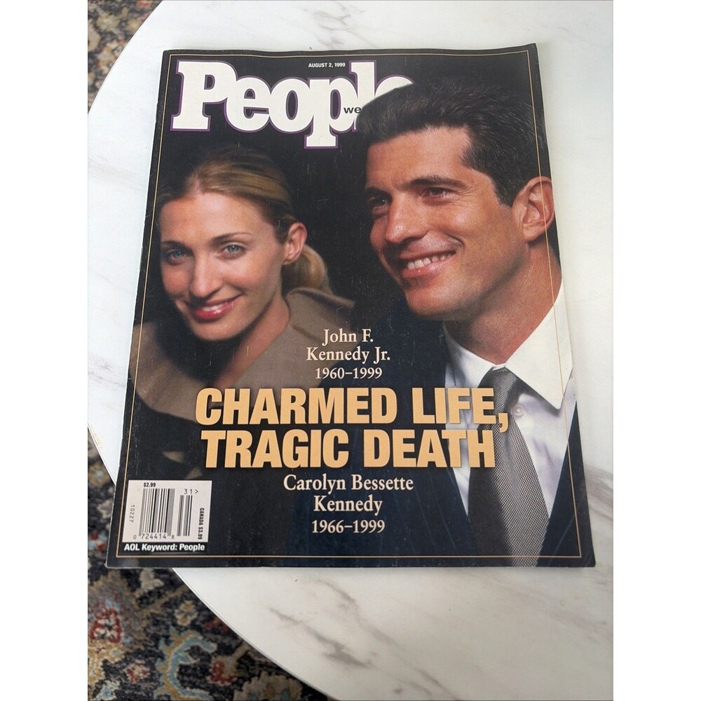 PEOPLE Magazine Aug 2 1999 JFK Jr & Carolyn Bessette Charmed Life Tragic Death